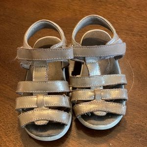 See Kai Run gold sandals 10